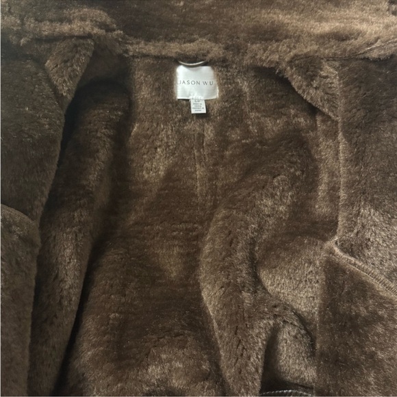 Jason Wu Chocolate Shearling Jacket - Picture 4 of 4